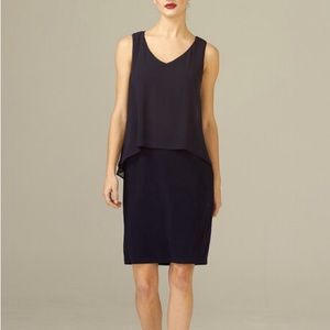 NWT Joseph Ribkoff Overlay Black Dress